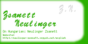 zsanett neulinger business card